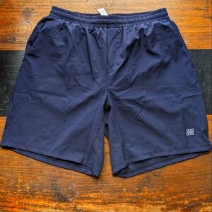 NWT Ododos Mens Shorts Navy with Lining Drawstring